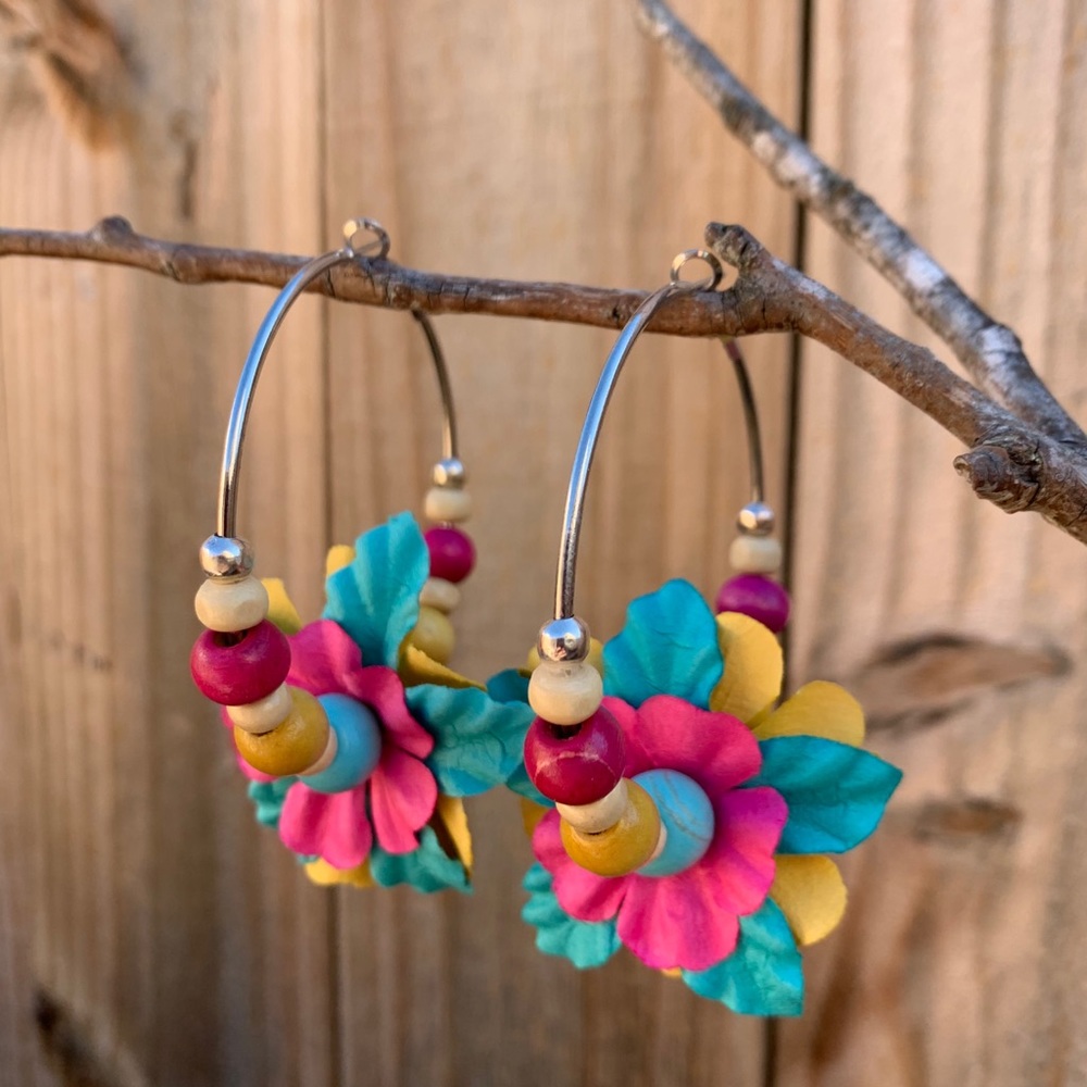 Colorful Hoops earrings